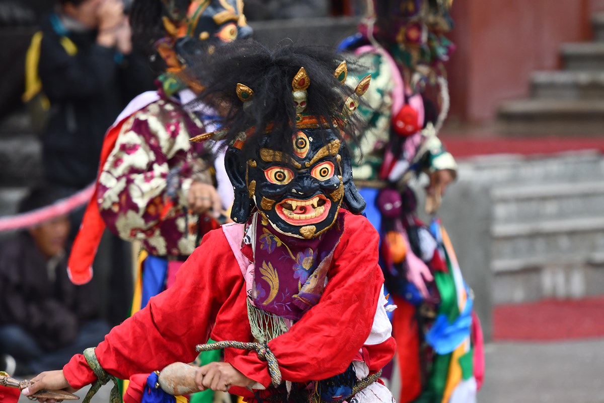 Katok Monastery Mask Dance Festival | Foto de Liu Bin